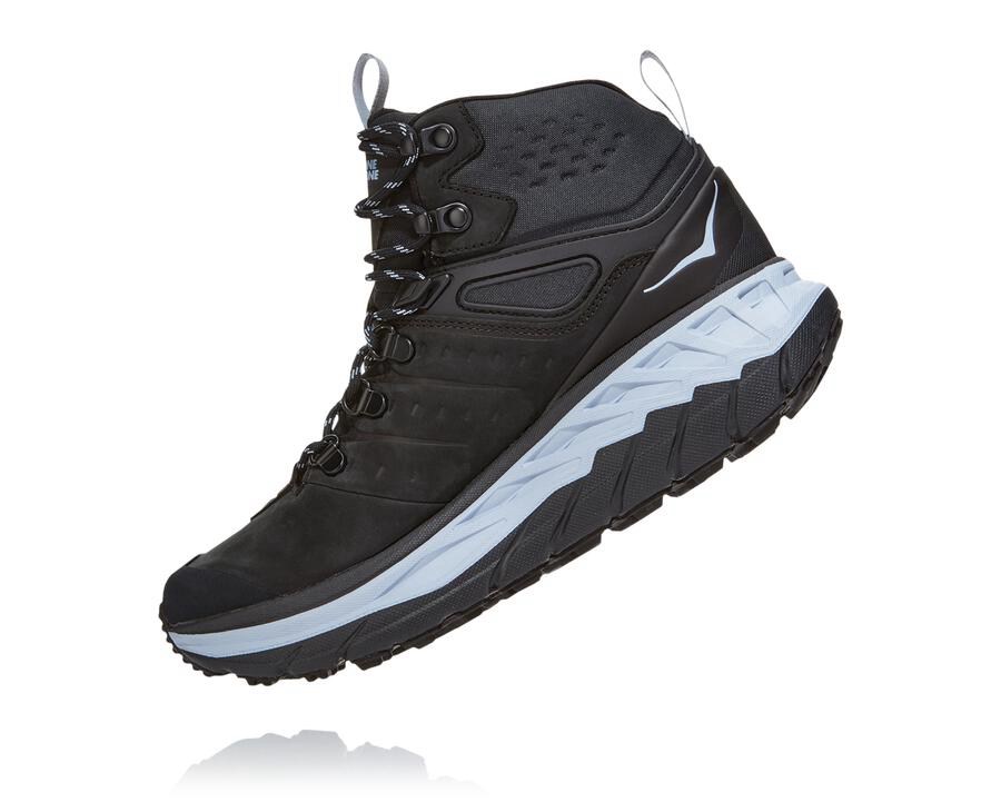 Hoka One One Turisticke Topanky Damske Čierne - Stinson Mid GORE-TEX - 91670-MIRA